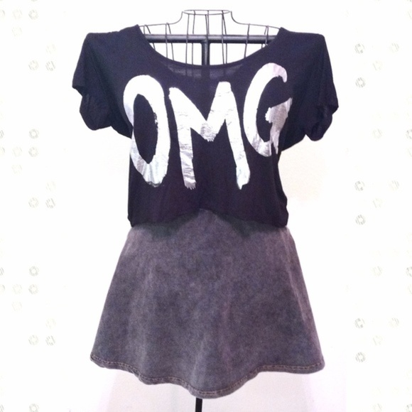 LAST CHANCE! NWoT OMG Crop Top - Picture 1 of 2